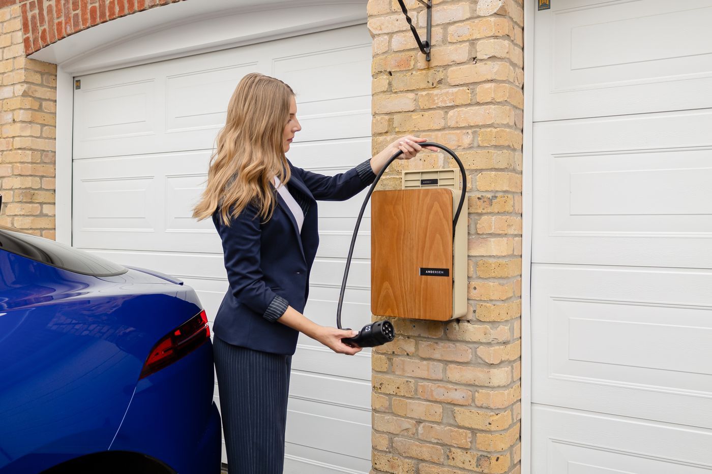 Wallbox in een garage